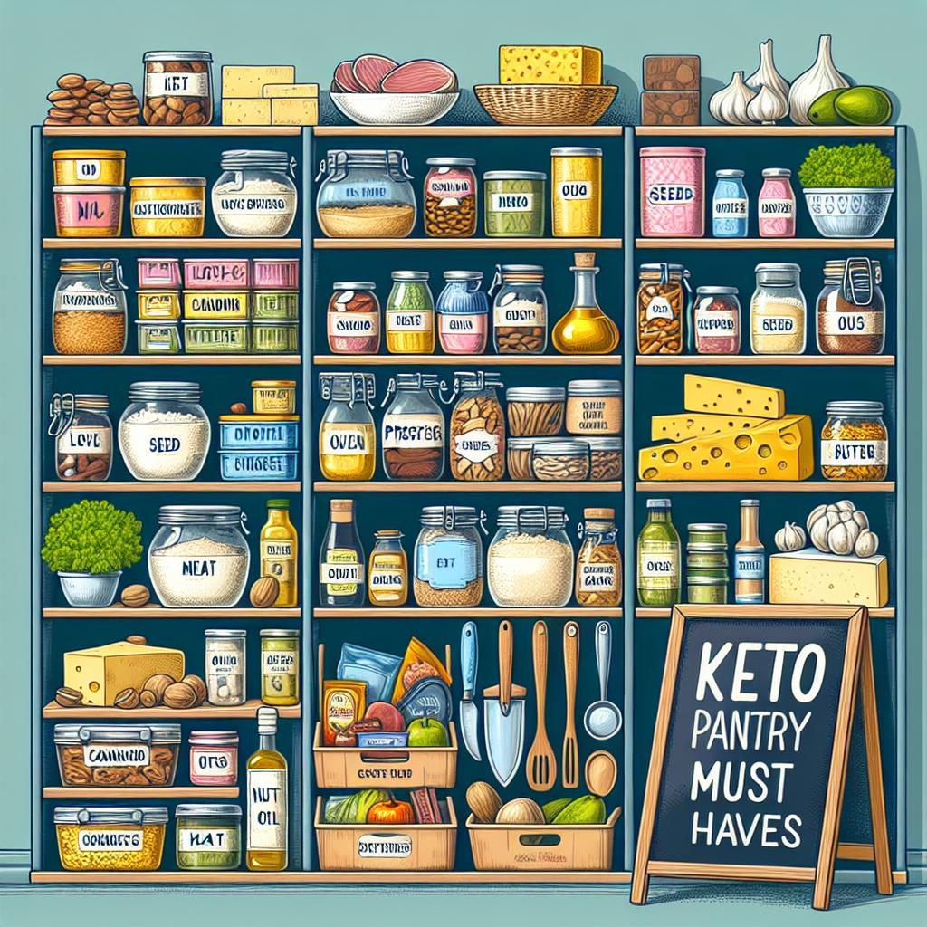 Grocery List Gold: Curating Your ⁣Keto Pantry on a Budget