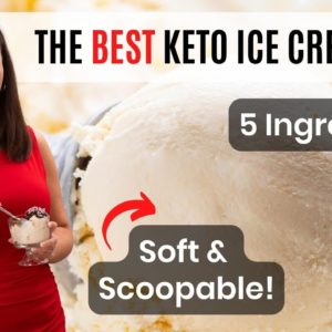 Secrets To The BEST KETO ICE CREAM Recipe: Creamy, Sweet, & Scoopable!