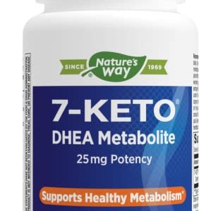 Nature's Way 7-KETO3 DHEA Metabolite, 25mg Potency, 60 Capsules