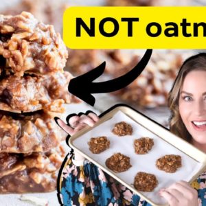 5 Minutes, No Oven, Oat flavored LOW CARB Cookies