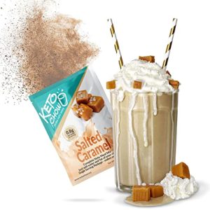 Keto Chow Salted Caramel | Keto Meal Replacement Shake Powder | Nutritionally Complete Keto Food | Low Carb Keto Meals | Delicious Easy Meal Substitute Drink | Protein Rich You Choose The Fat | Single Meal Sample