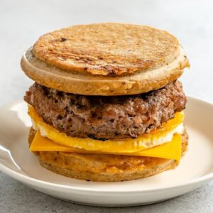 Keto Recipe - Low Carb Pancake Sandwich