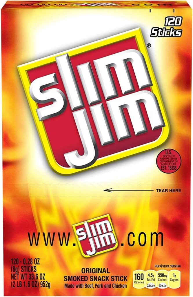 Brand of Slim Jim Original (120 ct.) - Pack of 1 - Bulk Disc, Limited Edition