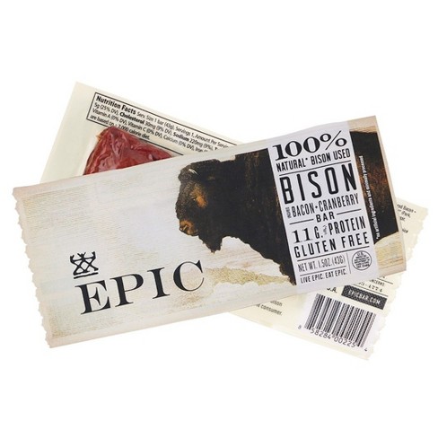 Epic EPIC Bars 100% Animal-Based Whole Protein, Sampler Assorted Variety Pack (10 Pack) In Sanisco Packaging 10 Count (Pack of 1)